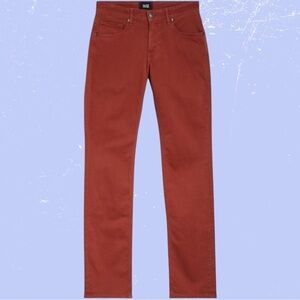 PAIGE Denim ‘Normandie’ Straight Leg Men’s Jeans in “Canyon Red” Size 32